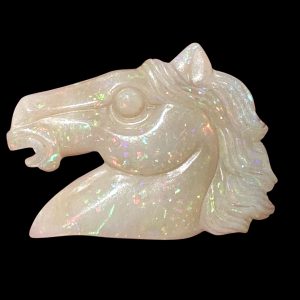 $325 IMG4310 - Mintabie Horse head 30 x 22 x 6mm 21.8cts