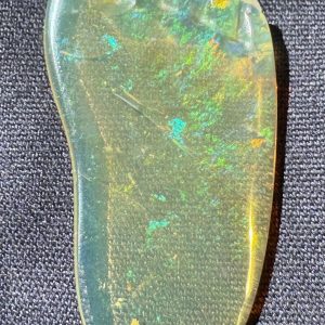 $149 IMG6562 - Andamooka Carved Foot opal 29 x 16 x 4mm 9.6cts