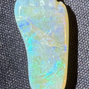 $75 IMG6070 - Mintabie Carved Foot opal 18 x 9 x 4mm 4.03cts