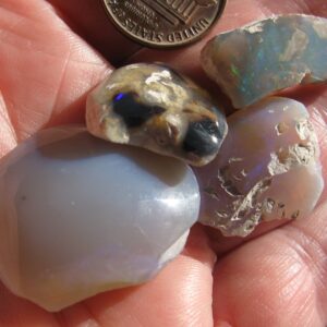 Lightning Ridge Opal Rubs x4 IMG 8049