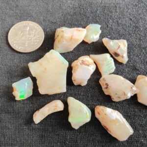 Andamooka 12 Small Opal Gems 9.3g IMG1444