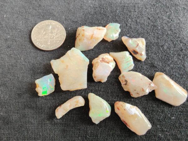 Andamooka 12 Small Opal Gems 9.3g IMG1444