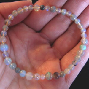 Lambina Opal Bracelet 5-7mm Round Beads 25cts IMG2876