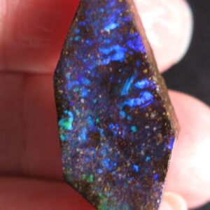 Opal- Boulder Opal Gem Blue & Green .1117oz IMG4462