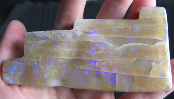 Mintubi Opal on Sandstone Brilliant Blue & Green Jelly 3.09oz IMG7595