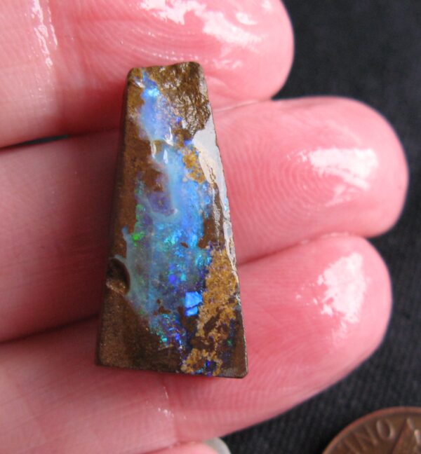 $135 IMG5622 - Boulder Opal almost Gem make exquisite pendant 25mm x 10mm