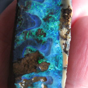 $600 IMG5118 - Boulder Opal - Stunning Blue & Green .412oz