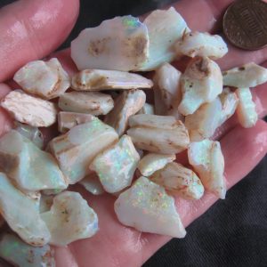 Opal Andamooka Gem Reds & Greens 1.8oz IMG0269