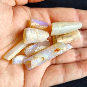 $395 IMG5555 - Belemnites 10 Pieces Beautiful Pastel Blues, each stone will cut a stone 1oz