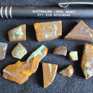 $55 IMG6802 - Boulder Opal Slices x11 Discounted from $66