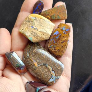 $300 IMG2512-15 - Boulder Opals x 8 Faced 80.35g