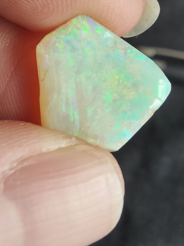 $335 IMG4817 - Andamooka Gem Faced Green & Gold 1.75g 17 x 11 x 5mm
