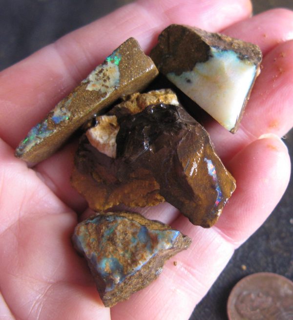 $38 IMG1290 - Boulder Opals, white stone’s worth more than $38 alone .48oz