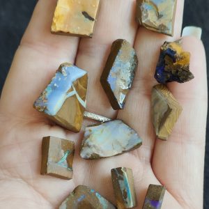 $55 IMG3708 - -Boulder Opal slices 11 pieces was $66 (MW)