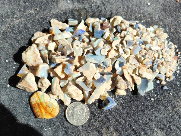 $80 IMG4554-59 - Lightning Ridge Small Stones & Chips Blues & Greens 2oz $40/oz