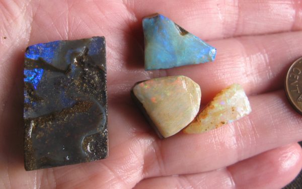 $100 IMG1128 - Boulder Opals x 4 13.5g
