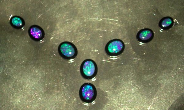 $990 IMG5597 - Ceramic Beads drilled (8) 4 x Lge 11x 10mm, 2 x Med 10 x 8mm, 2 x Small 9x 7mm