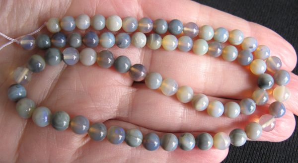 $260 IMG4582 - Lightning Ridge 6-8mm Round Strand 82.8cts