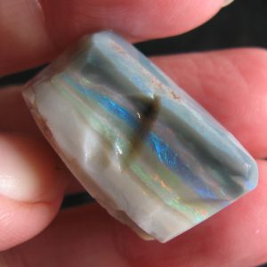 $642 IMG4224 - Mintubi Dark Base & Black Opal multi bar Colour visible on Each Side $1,800/oz .357oz
