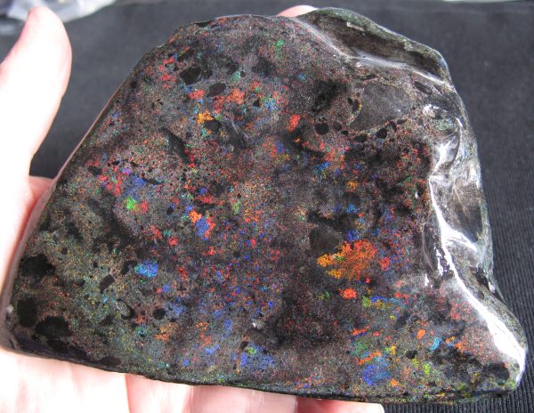 $1,350 IMG1893 - Rainbow Matrix Opal Brilliant broad flash Gems 14.8oz 2,294cts