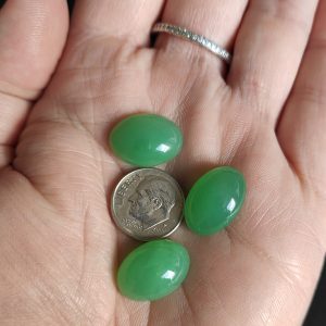 $143 IMG2279 - Chrysoprase x3 18x13mm Cabochons 28.65cts $5/ct