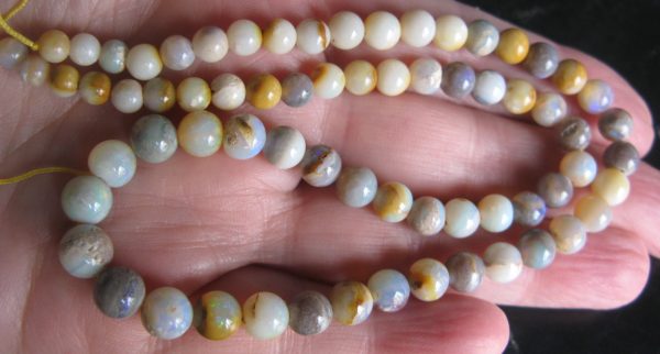 $195 IMG4114 - Andamooka 5-8mm Round Strand 83cts
