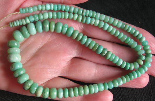 $248 IMG5551 - Chrysoprase 4-10mm Rondel Strand 136cts