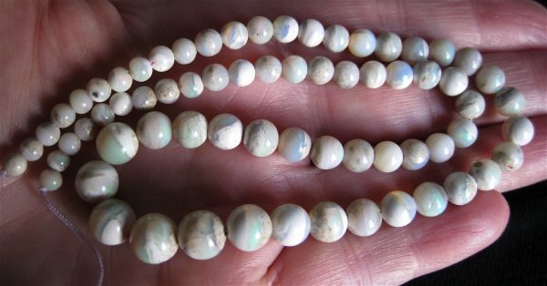 $950 IMG4178 - Mintubi Greens, Blues and some Reds 4.5-9mm Round Strand 92cts