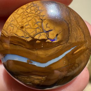 $120 IMG4237 - Qld Boulder opal 21 x 21 x6mm 33.4cts