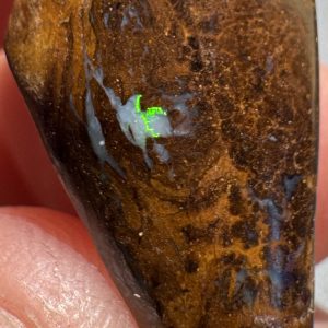 $15 IMG4192 - Qld Boulder opal /Drilled pendant 25 x 10 x 3mm 7.5cts