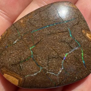 $195 IMG3788 - Qld Boulder opal 36 x 30 x 5mm 75cts
