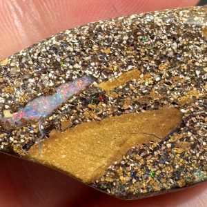 $25 IMG3853 - Qld Boulder opal 37 x 17 x 6mm 36.7cts