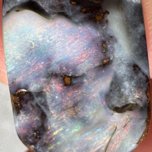 $60 IMG4132 - Qld Boulder opal /Drilled pendant 19 x 12 x 7mm 19.7cts