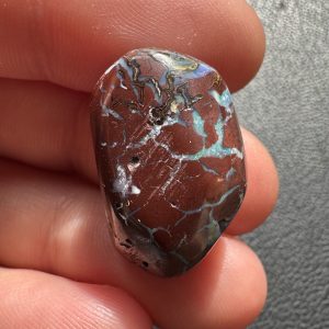 $69 IMG3462 - Qld Boulder Opal /Double sided Yowah nut 21 x 14 x 7mm 27.7cts