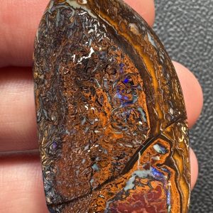 $79 IMG3495 - Qld Boulder Opal /Double sided Yowah nut 38 x 19 x 7mm 21.6cts