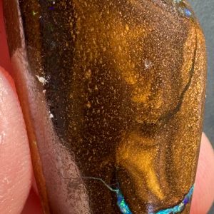 $95 IMG3899 - Qld Boulder opal 40 x 15 x 4mm 35.6cts