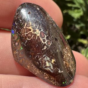 $99 IMG8039 - Qld Boulder opal /Double sided Yowah nut 26 x 12 x 11mm 38.5cts