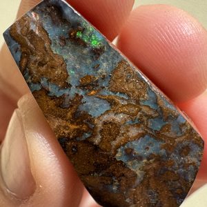 $19 IMG4443 - Qld Boulder opal /Drilled pendant 32 x 16 x 8mm 30.5cts