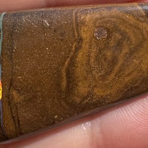 $25 IMG4338 - Qld Boulder opal /Drilled pendant 41 x 22 x 6mm 45.1cts