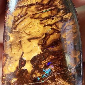 $400 IMG1637 - QLD Boulder Opal Double Sided Pendant - Drilled 65x27x9mm 117.8cts 23.56g.jpg