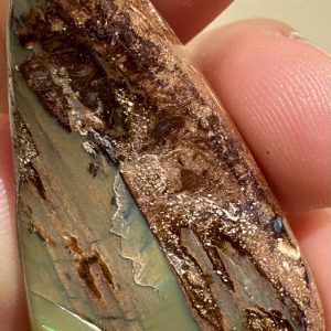 $60 IMG4467 - Qld Boulder opal /Drilled pendant 35 x 22 x 9mm 44.6cts