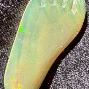 $72 IMG6556 - Carved Foot opal 25 x 12 x 2mm 4.5cts