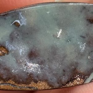 $9 IMG4323 - Qld Boulder opal /Drilled pendant 30 x 11 x 6mm 12.8cts