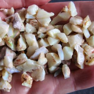 Coober Pedy very bright stones/chips Reds and Greens $80/oz 1.3oz