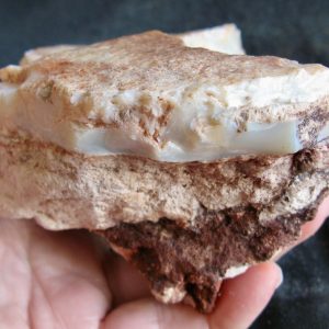 Coober Pedy specimen Potch on Sandstone 3.5” x 3.4” x 2” 9.7oz