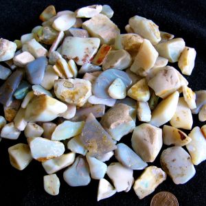 Tumbled Opals some Very Bright $20/oz 10.5oz