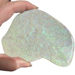 Mintubi on sandstone Bright Blue and Green Crazed Specimen 4.25 x 3 inches 7.65oz