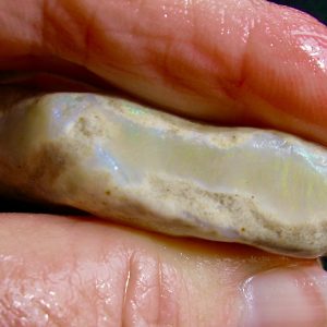 Mintubi Plate Reds and Greens on sandstone a monster opal $400/oz quite rare this size 2.5” x 2” x .5” thick, 2.05oz